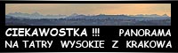 Panorama Tatr z Krakowa